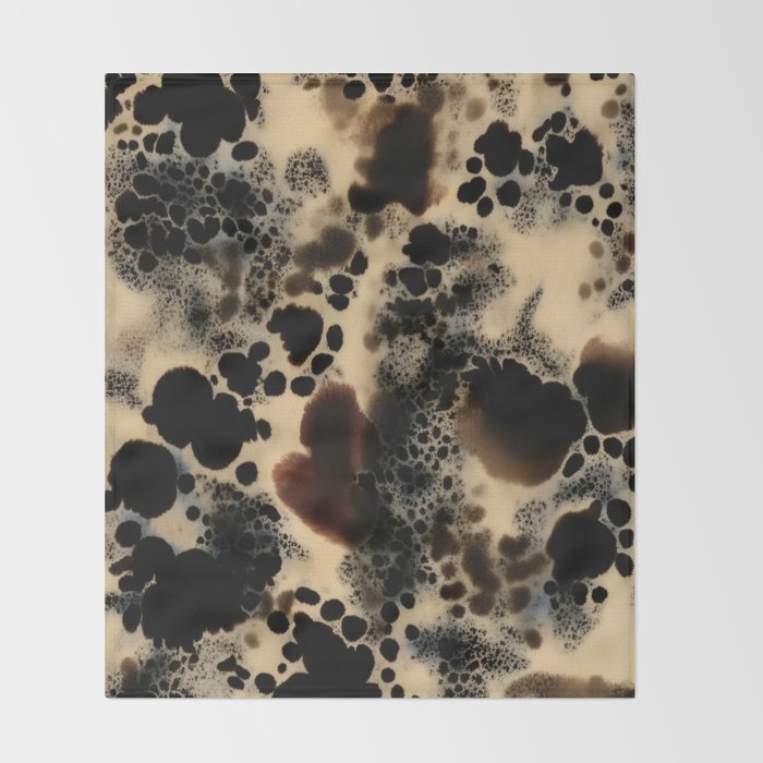 Leopard Animal Print Abstract Elegant Throw Blanket Gallery Image 2