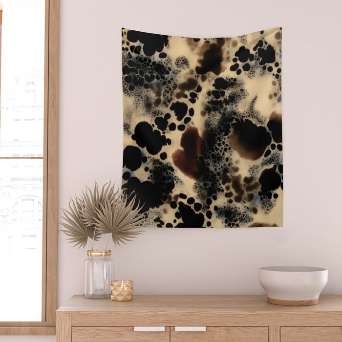 Leopard Animal Print Abstract Elegant Wall Tapestry Gallery Image 2
