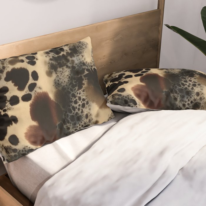 Leopard Animal Print Abstract Elegant Pillow Sham Gallery Image 2