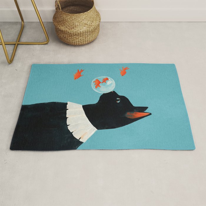 Cat and Goldfish Rug Gallery Image 1