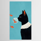 Cat and Goldfish Tablecloth Gallery Image 2