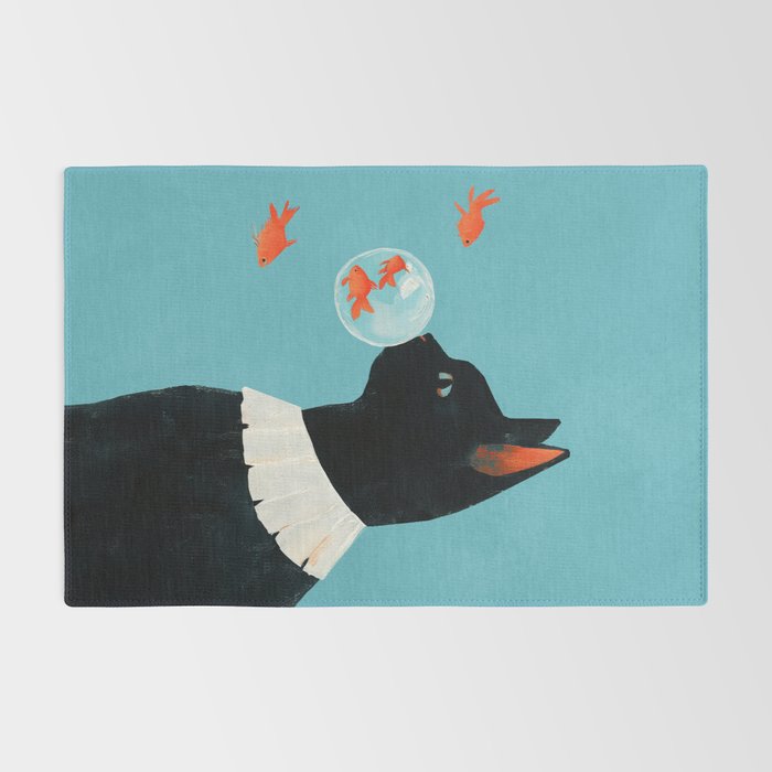 Cat and Goldfish Rug Gallery Image 2