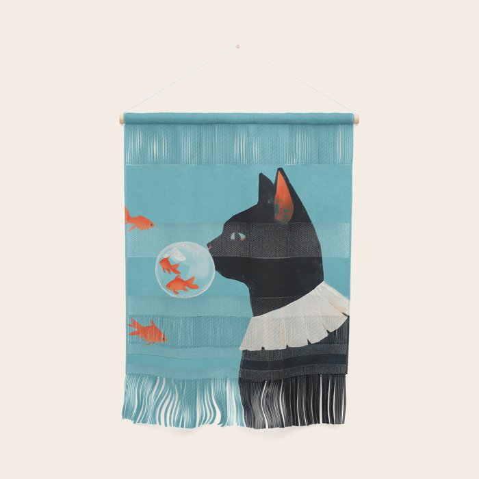 Cat and Goldfish Wall Hanging Gallery Image 1