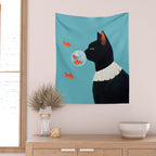 Cat and Goldfish Wall Tapestry Gallery Image 2