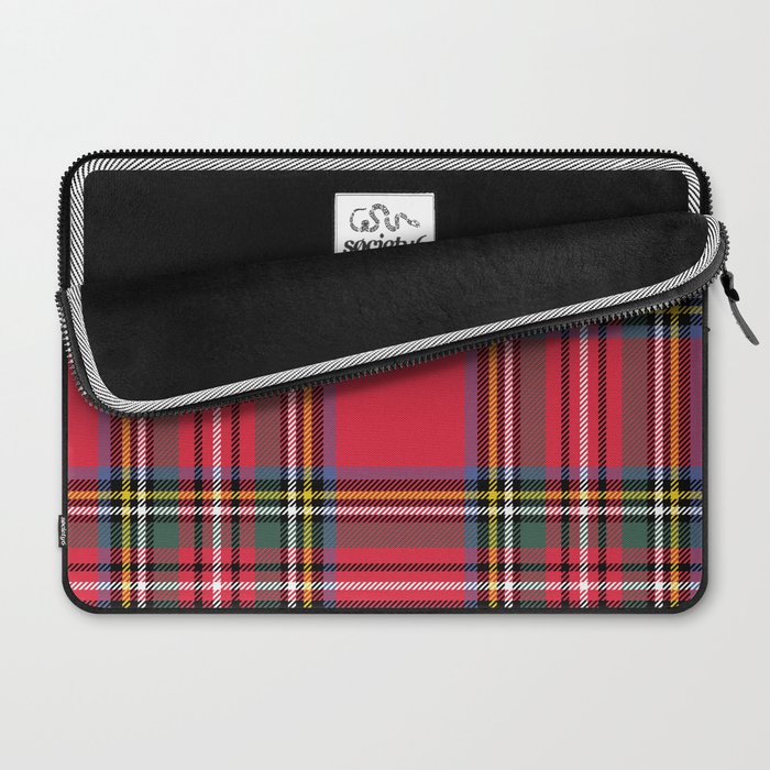 Red & Green Tartan Pattern Laptop Sleeve Gallery Image 2