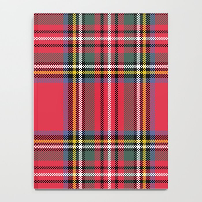 Red & Green Tartan Pattern Notebook Gallery Image 4