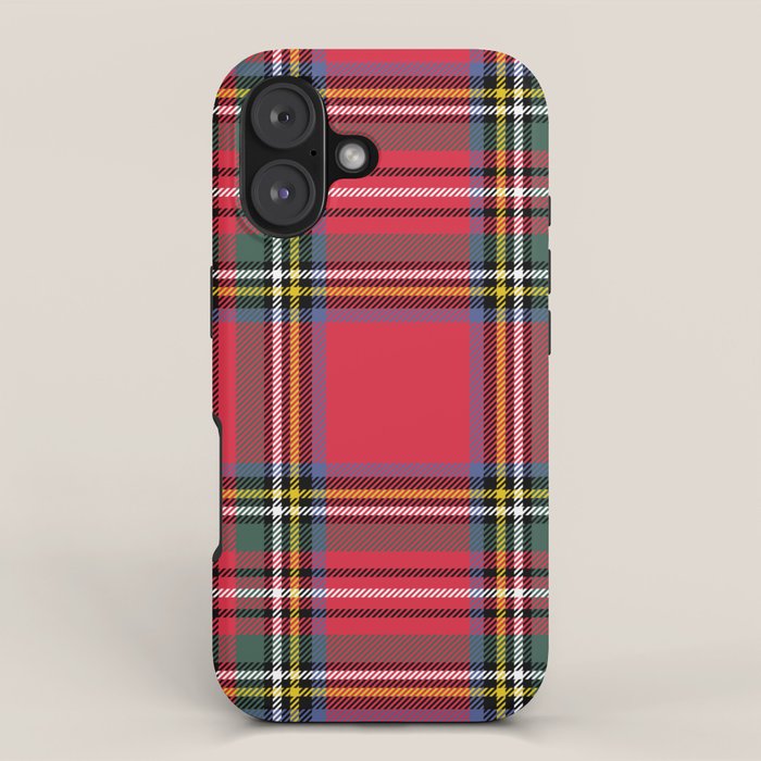 Red & Green Tartan Pattern iPhone Case Gallery Image 1