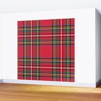 Red & Green Tartan Pattern Wall Mural Gallery Image 2