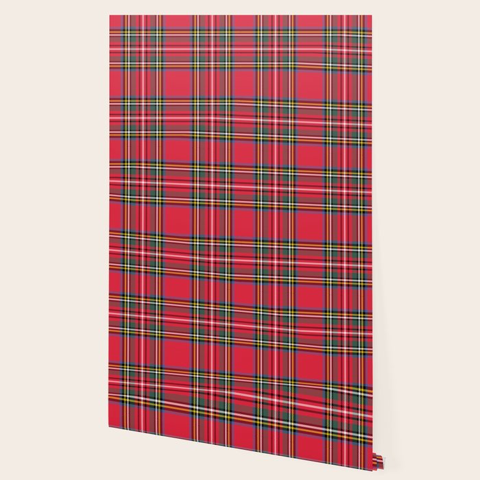 Red & Green Tartan Pattern Wallpaper Gallery Image 2