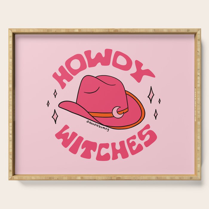 Howdy Witches Serving Tray Gallery Image 1