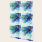 Electric Waves Violet Turquoise - Part 2 Wallpaper Gallery Image 2