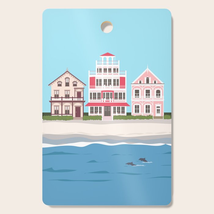 Cape May Summer Cutting Board Gallery Image 1