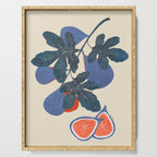 Fig branch still life Serving Tray Gallery Image 1