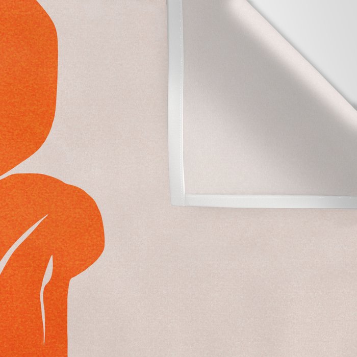 Nude II: Torch Orange Edition Wall Tapestry Gallery Image 3