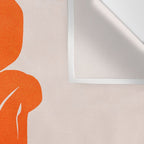 Nude II: Torch Orange Edition Wall Tapestry Gallery Image 3