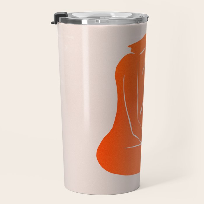 Nude II: Torch Orange Edition Travel Mug Gallery Image 3