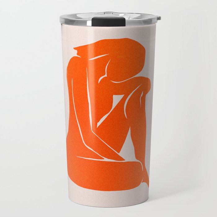 Nude II: Torch Orange Edition Travel Mug Gallery Image 1