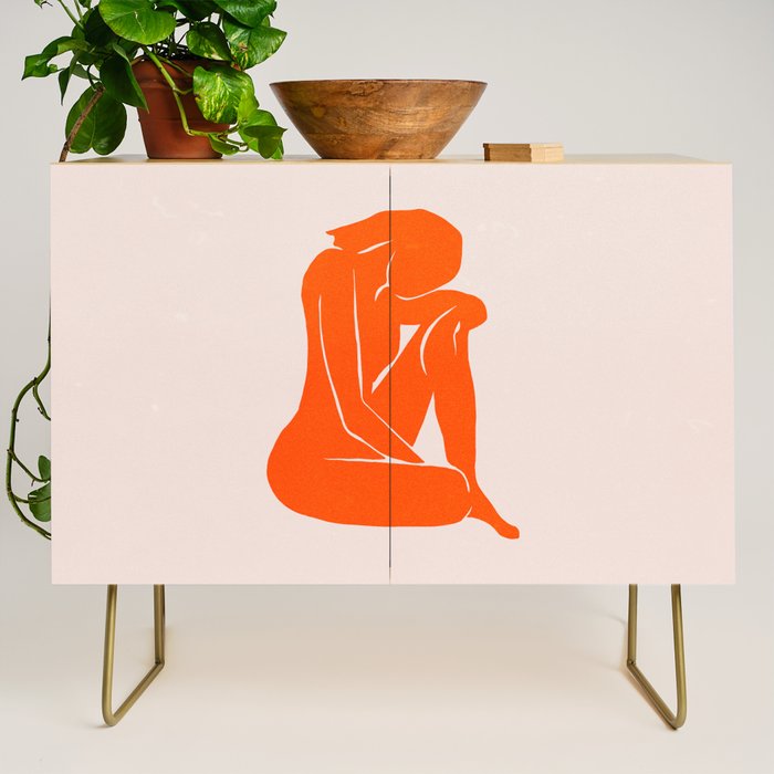 Nude II: Torch Orange Edition Credenza Gallery Image 1