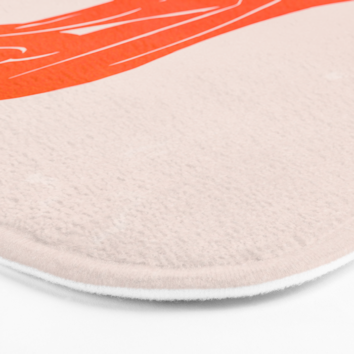 Nude II: Torch Orange Edition Bath Mat Gallery Image 3
