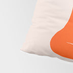 Nude II: Torch Orange Edition Pillow Sham Gallery Image 4