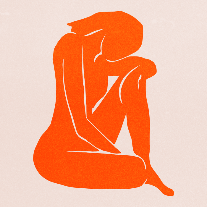Nude II: Torch Orange Edition Coffee Mug Gallery Image 2