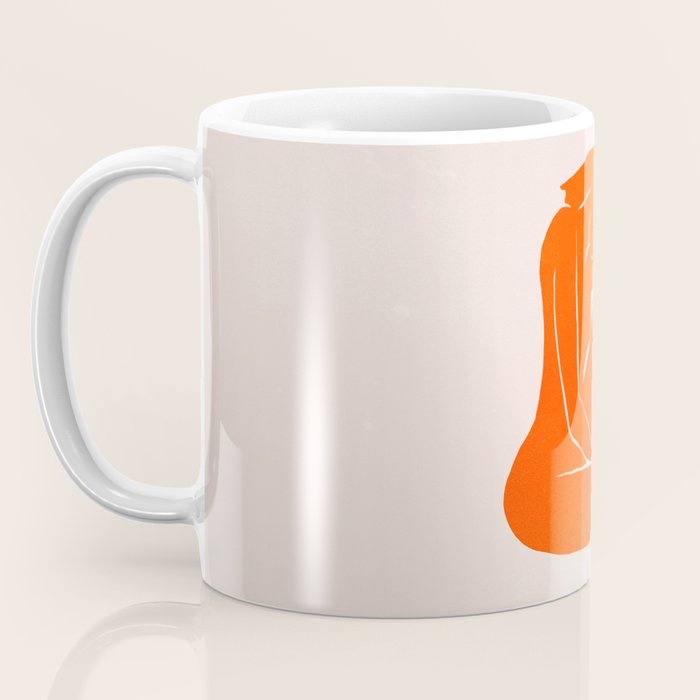 Nude II: Torch Orange Edition Coffee Mug Gallery Image 3