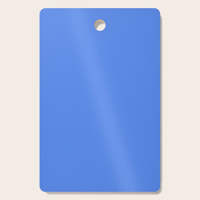 Azure Blue Solid Color Cutting Board Gallery Image 1