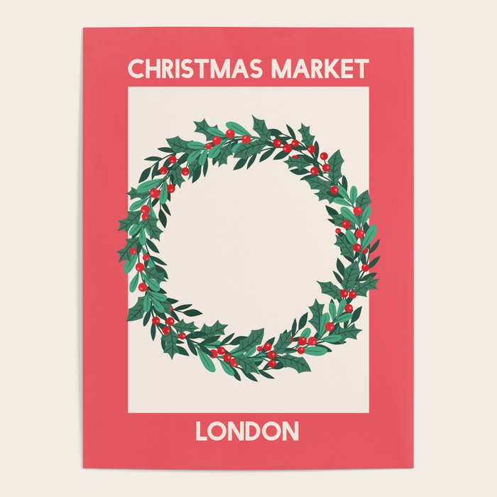 London Christmas Market Poster Gallery Image 4