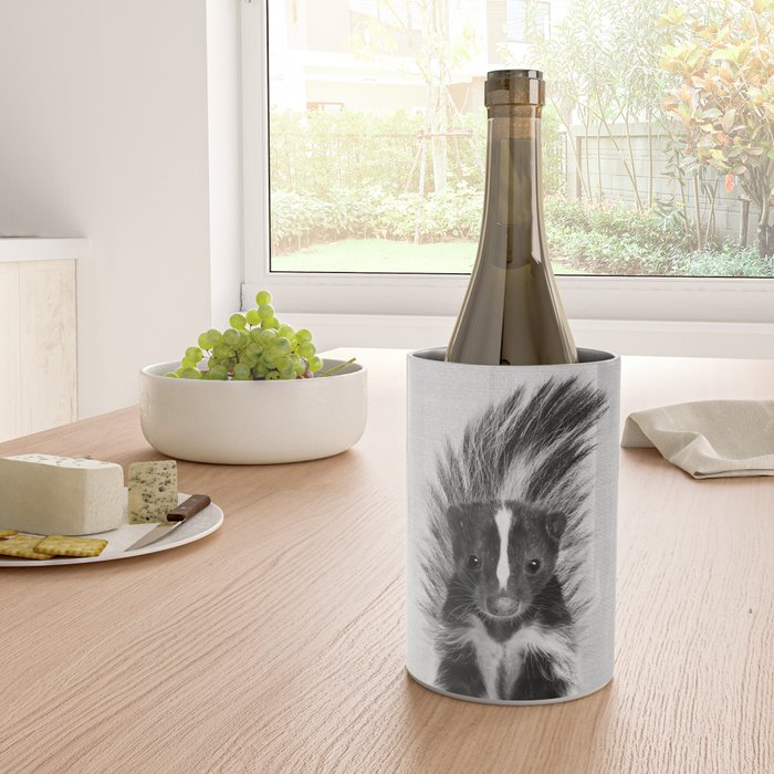 Skunk - Black & White Wine Chiller Gallery Image 4