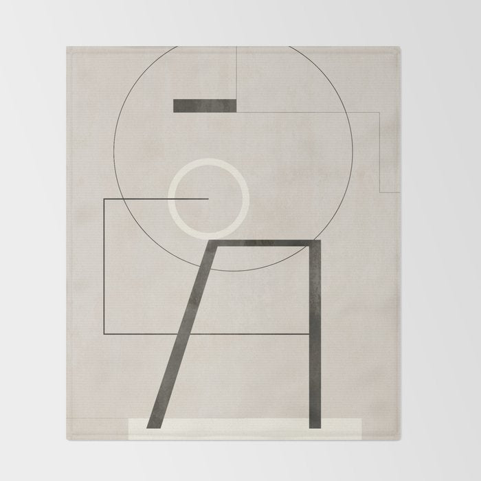 Geometric Shapes 17 Throw Blanket Gallery Image 2