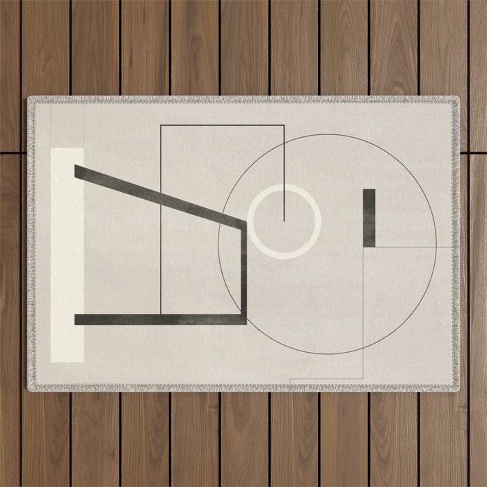 Geometric Shapes 17 Outdoor Rug Gallery Image 1