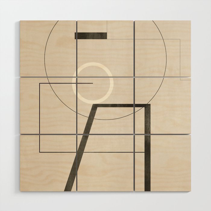 Geometric Shapes 17 Wood Wall Art Gallery Image 1