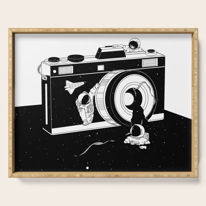 Captured Universe Serving Tray Gallery Image 1