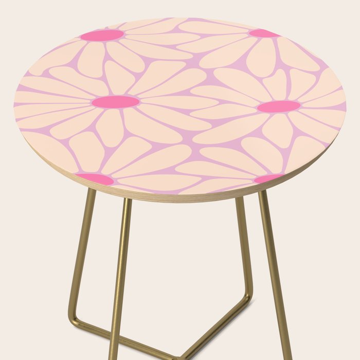 Big Daisy - Groovy Flower Pink Side Table Gallery Image 2