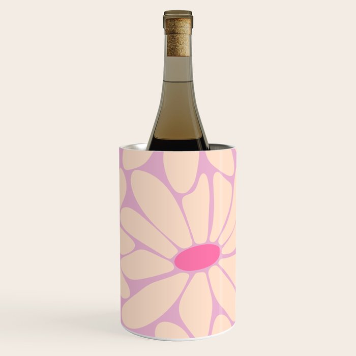 Big Daisy - Groovy Flower Pink Wine Chiller Gallery Image 3