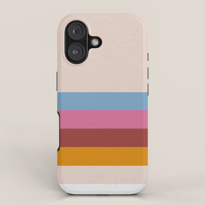 Modern Abstract Rainbow iPhone Case Gallery Image 1