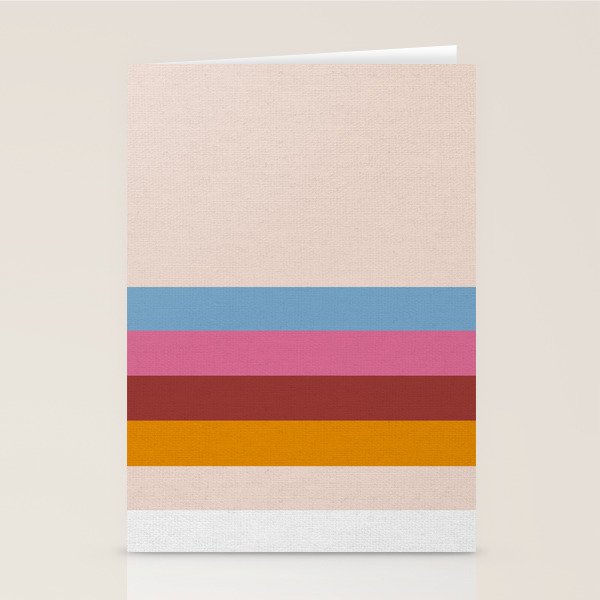 Modern Abstract Rainbow Stationery Card Gallery Image 2