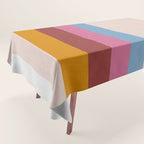 Modern Abstract Rainbow Tablecloth Gallery Image 1