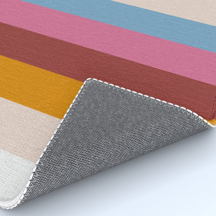Modern Abstract Rainbow Rug Gallery Image 4