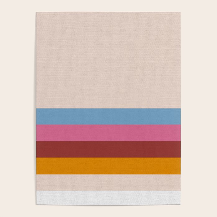 Modern Abstract Rainbow Poster Gallery Image 1