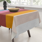Modern Abstract Rainbow Tablecloth Gallery Image 3