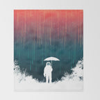 Meteoric rainfall Throw Blanket Gallery Image 2