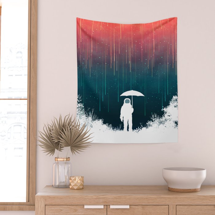 Meteoric rainfall Wall Tapestry Gallery Image 2