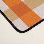 Mid Mod Rainbow Summer Gingham Check pattern Desk Mat Gallery Image 4