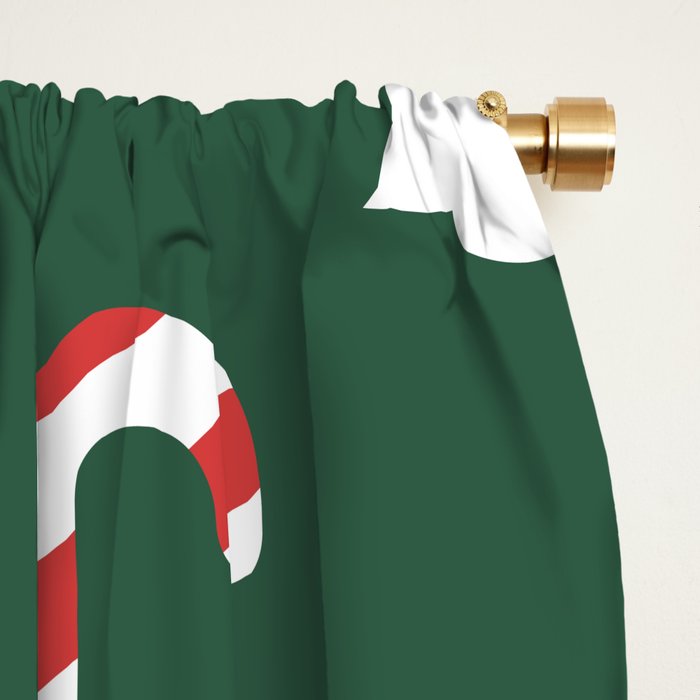 Geometric christmas decoration pattern Window Curtain Gallery Image 2