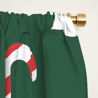 Geometric christmas decoration pattern Window Curtain Gallery Image 2