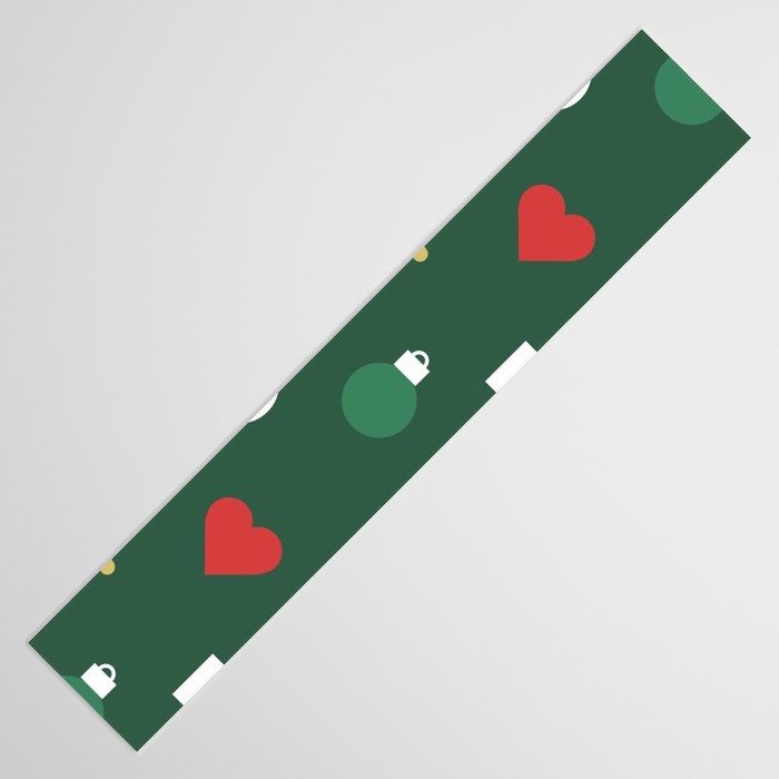 Geometric christmas decoration pattern Table Runner Gallery Image 3