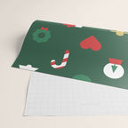 Geometric christmas decoration pattern Wrapping Paper Gallery Image 2