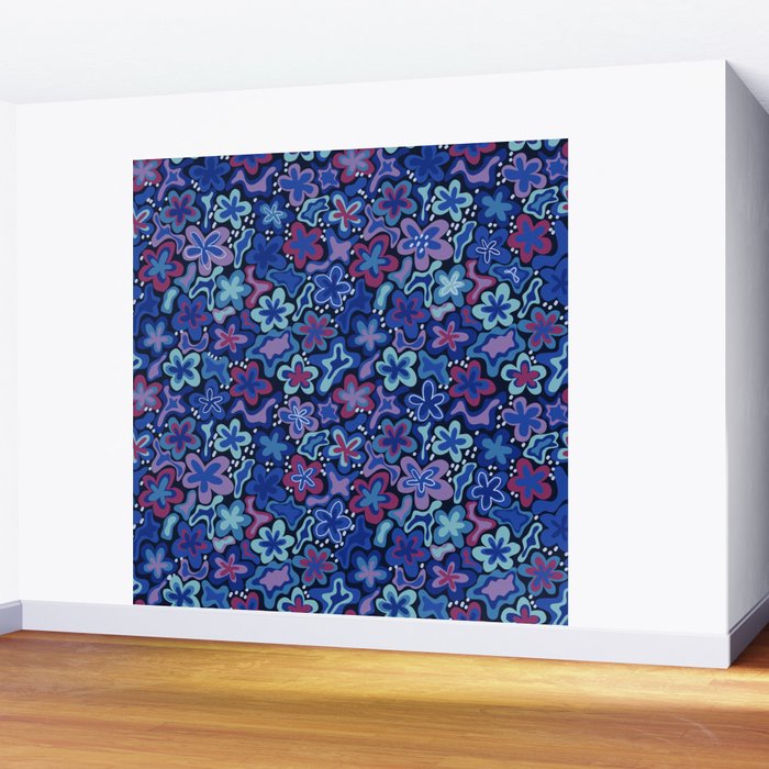 Adeline floral Wall Mural Gallery Image 2