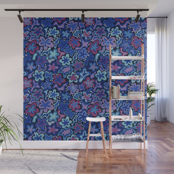 Adeline floral Wall Mural Gallery Image 1
